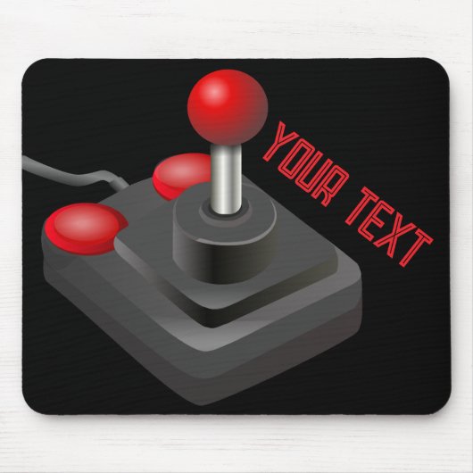 Joystick videospel old school retro muismat (Voorkant)