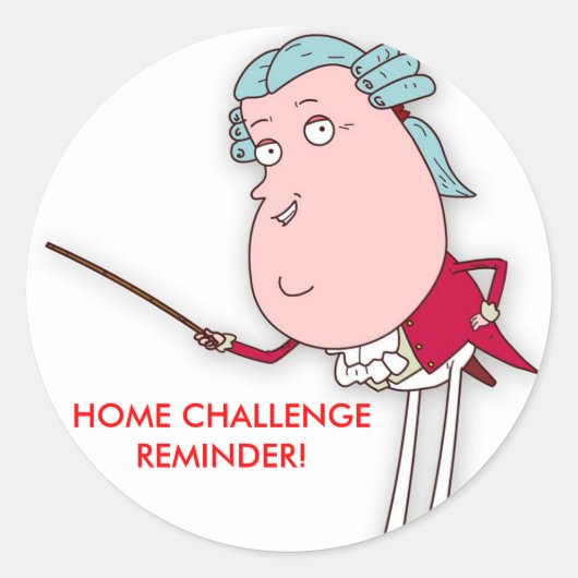 JOYTUNES HOME CHALLENGE HERINNERINGEN RONDE STICKER (Voorkant)