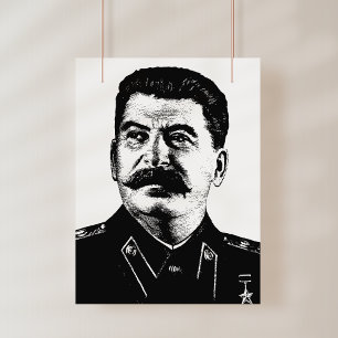 Jozef Stalin, USSR, CCCP, Sovjet-Unie, Communisme Foto Afdruk