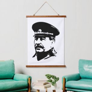 Jozef Stalin, USSR, CCCP, Sovjet-Unie, Communisme Hangend Wandkleed