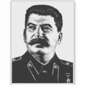 Jozef Stalin, USSR, CCCP, Sovjet-Unie, Communisme Sticker (Voorkant)