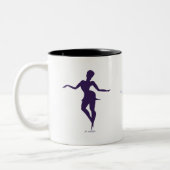 JP MAROU Dancing the night Away coffee mug Tweekleurige Koffiemok (Links)