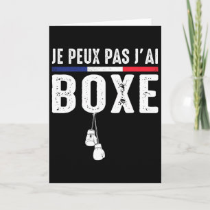 J'peux Pas J'ai Boxe Boxeur Combyt Ring De Boxe Bo Kaart