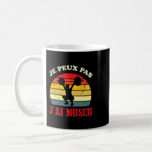 Jpeux Pas Jai Muscu Mannen Bodybuilding Gift Funny Koffiemok