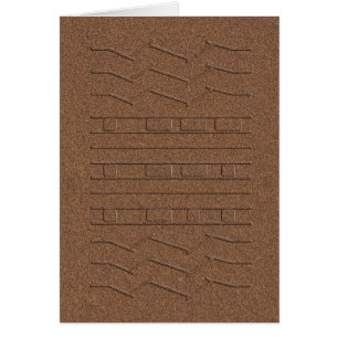 JPL Mars Curosité Rover Tire Track Tread Red
