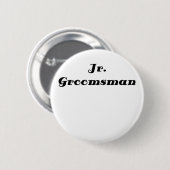Jr Groomsman Ronde Button 5,7 Cm (Voorkant /achterkant)