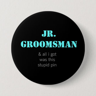 Jr. Groomsman Ronde Button 7,6 Cm