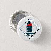 JRA Button - donkere logo op witte achtergrond (Voorkant /achterkant)