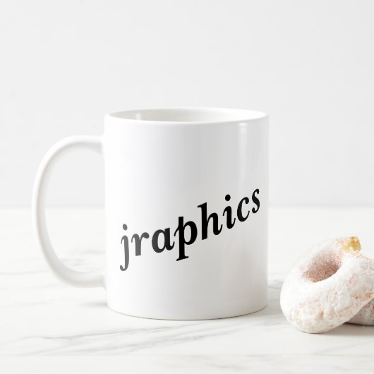 jraphics interchange formaat koffiemok (Met donut)