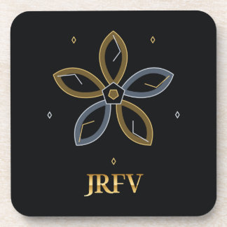 JRFV Atrium Roos Set van 6 Bier Onderzetter