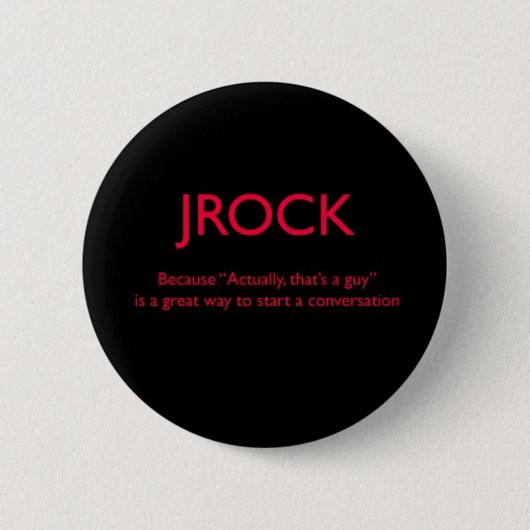 JRock Ronde Button 5,7 Cm (Voorkant)
