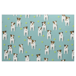 JRT PRT Terriers honden tennisballen blauwgroen el Stof