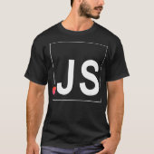 JS   Java Script T Shirt  Programming  (Voorkant)