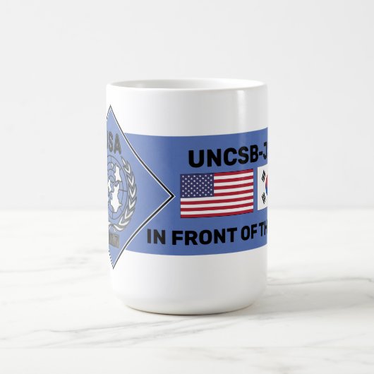 JSA-Mok UNCSB - Stripe Koffiemok (Center)