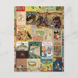 JSBC2 BOEK HOESJES BOOKCOVERS COLLECTIE COLORFUL A BRIEFKAART