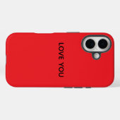 J'TAIME COQUE DE TÉLÉPHONE DUR (Verso (horizontal))