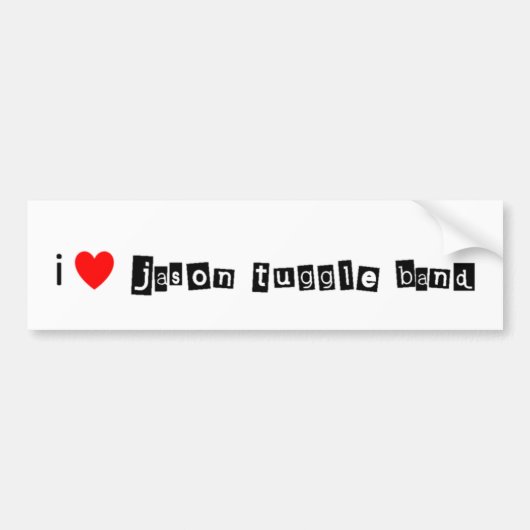 JTB bumpersticker (Voorkant)