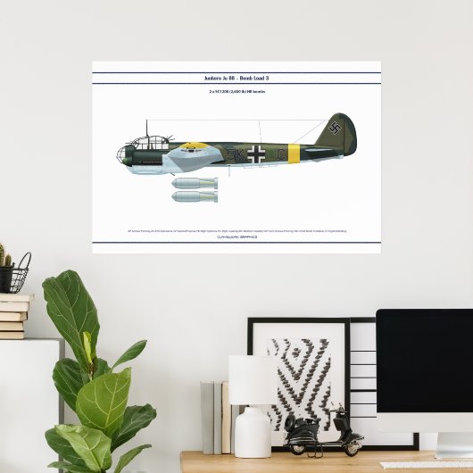 Ju 88 Load 3 Poster (Thuiskantoor)