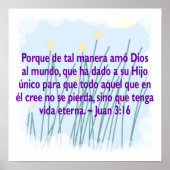 Juan 3:16 poster (Voorkant)