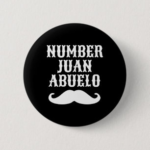 Juan Abuelo Spaanse Mexicaanse Beste Papa Cadeaus  Ronde Button 5,7 Cm