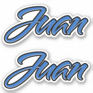 Juan Blue Autocollants