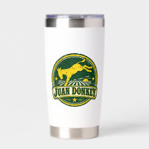 Juan Donkey Vintage Gedecoreerde Boerderij Tumbler
