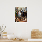 Juan Francisco de Aguilera De Maagd van Carmen Poster (Keuken)