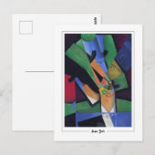 Juan Gris #104 - Carte postale Art (Devant / Derrière)