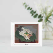 Juan Gris #105 - Carte postale d'art fin (Debout devant)
