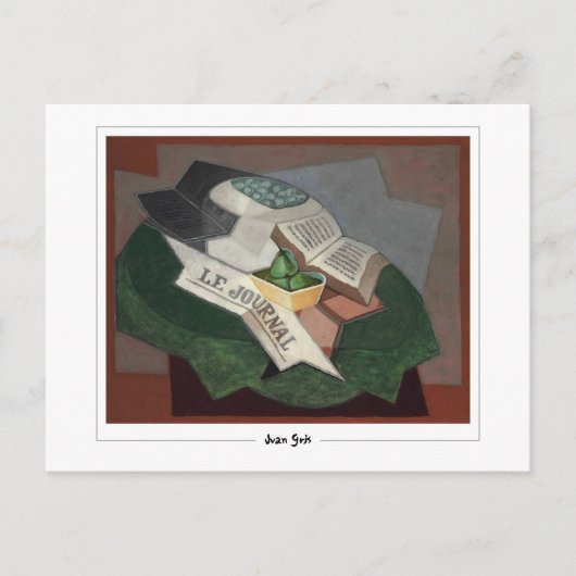 Juan Gris #105 - Carte postale d'art fin (Devant)