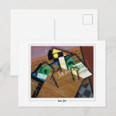 Juan Gris #12 - Carte postale d'art fin (Devant / Derrière)