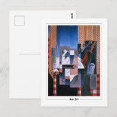 Juan Gris #156 - Carte postale d'art fin (Devant / Derrière)