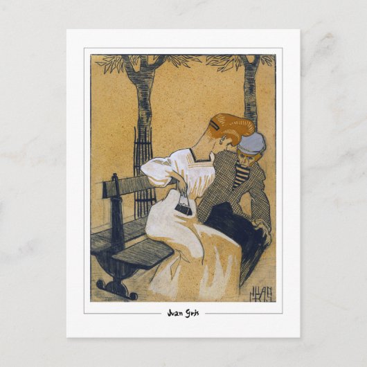 Juan Gris #277 - Kunst Briefkaart (Voorkant)