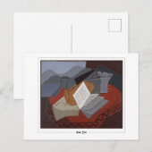 Juan Gris #282 - Carte postale d'art fin (Devant / Derrière)
