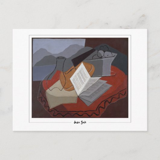 Juan Gris #282 - Carte postale d'art fin (Devant)