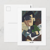 Juan Gris #317 - Carte postale d'art fin (Devant / Derrière)