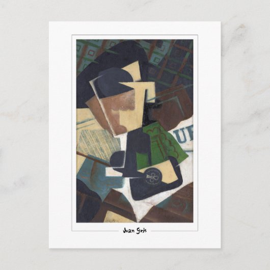 Juan Gris #317 - Carte postale d'art fin (Devant)