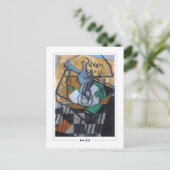 Juan Gris #334 - Carte postale d'art fin (Debout devant)