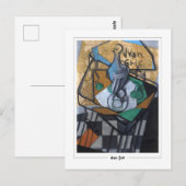 Juan Gris #334 - Carte postale d'art fin (Devant / Derrière)
