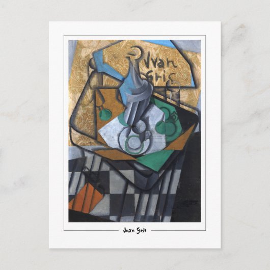 Juan Gris #334 - Carte postale d'art fin (Devant)