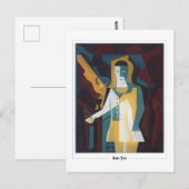 Juan Gris #3 - Carte postale d'art fin (Devant / Derrière)