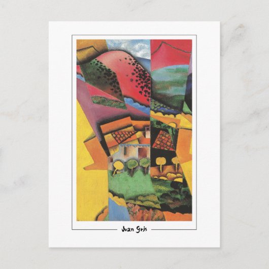 Juan Gris #9 - Carte postale d'art (Devant)