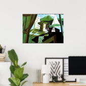 Juan Gris: De baai Poster (Thuiskantoor)