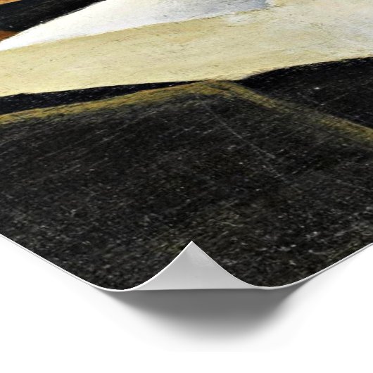 Juan Gris - De witte tablet Poster (Hoek)