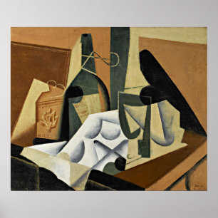 Juan Gris - De witte tablet Poster