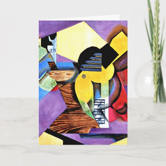 Juan Gris - Guitar, 1913 Kaart (Voorkant)