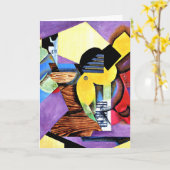 Juan Gris - Guitar, 1913 Kaart (Gele Bloem)