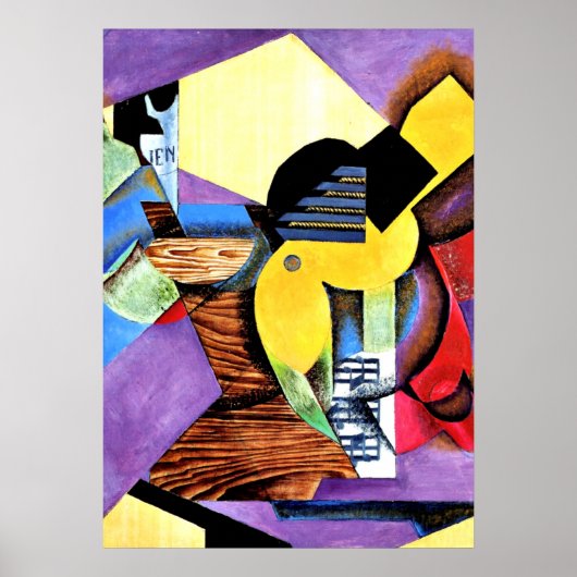 Juan Gris - Guitar, 1913 Poster (Voorkant)
