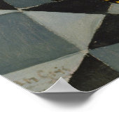 Juan Gris - Guitar op tafel Poster (Hoek)