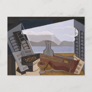 Juan Gris The Open Window Fine Art Briefkaart